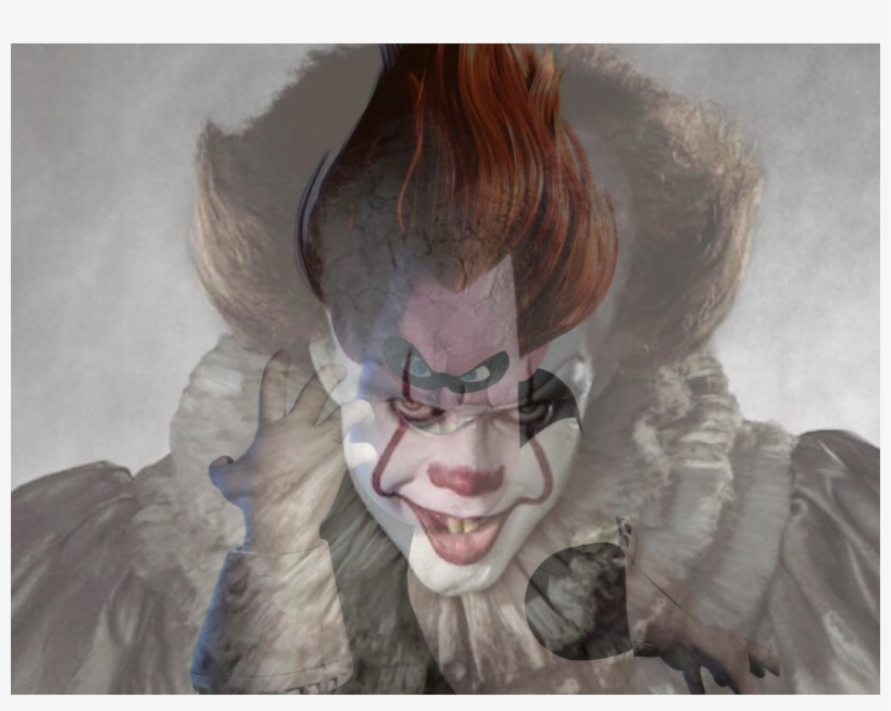 2017 It Clown Pennywise Deluxe Adult Overhead Latex, transparent png #10432