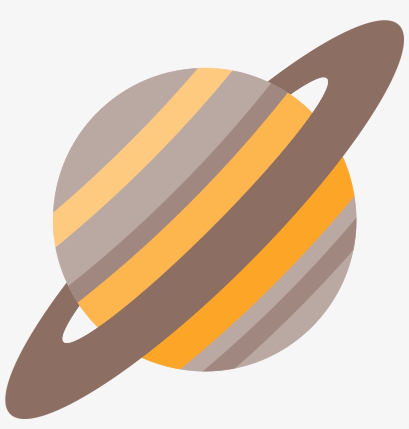 Saturn Planet Icon - Cute Saturn Planet Transparent, transparent png #10433