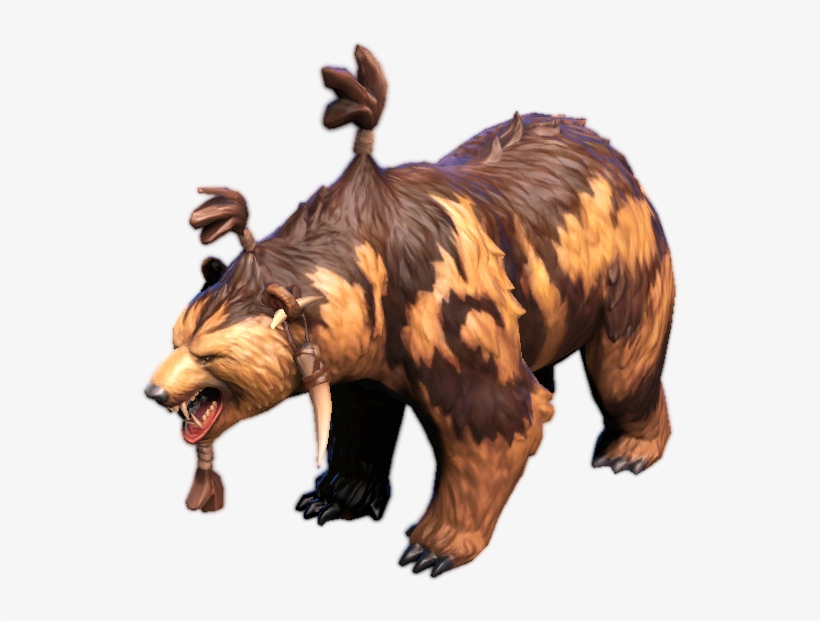 Lone Druid Bear, transparent png #10455