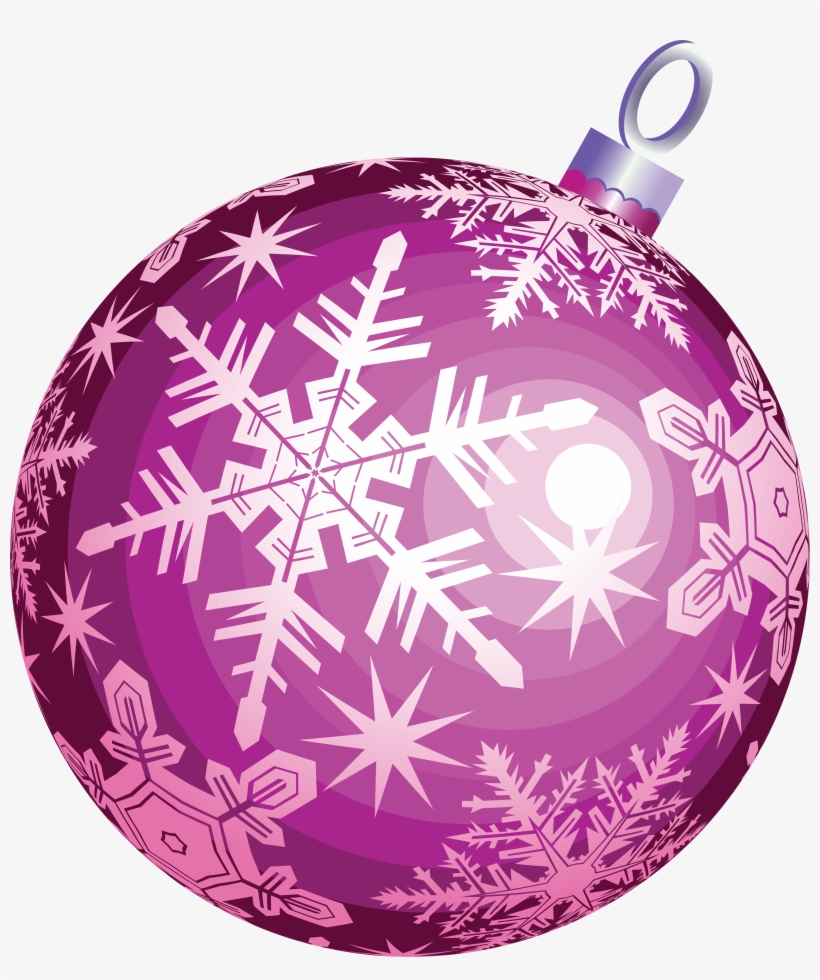 Christmas Ornament Transparent Background - Christmas Ball Pink Png, transparent png #10460