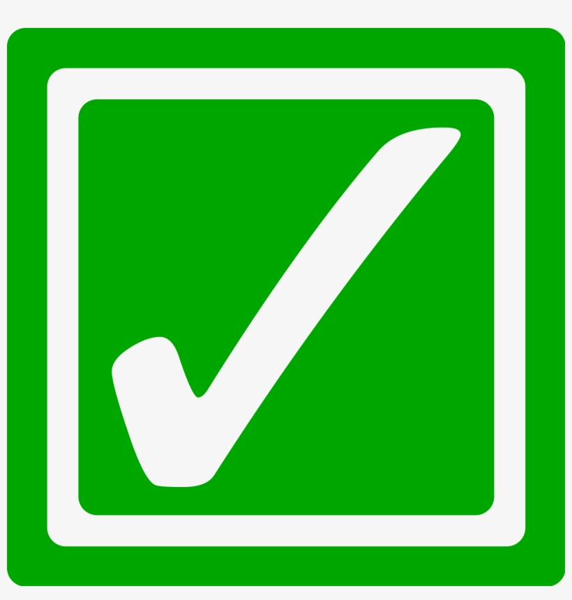 Graphic Library Stock Checkmark Clipart Self Check - Green Tick Box Icon, transparent png #10597