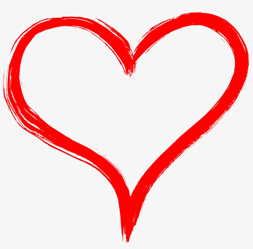 Hand Drawn Heart Png Transparent - Hand Drawn Heart Png, transparent png #10674