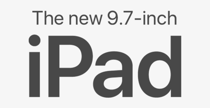Apple Ipad Pro Logo - New Ipad 9.7 Logo, transparent png #10677