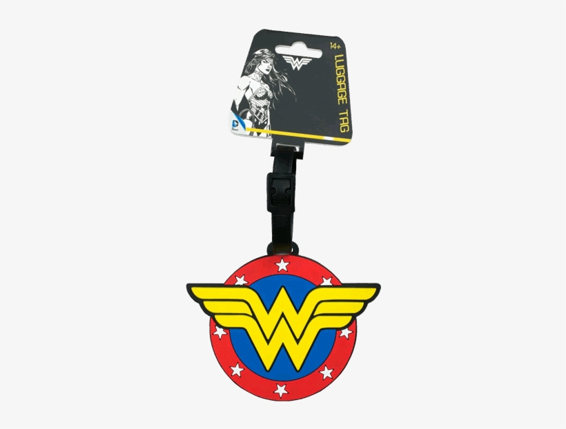 Wonder Woman - Logo Luggage Tag, transparent png #10800