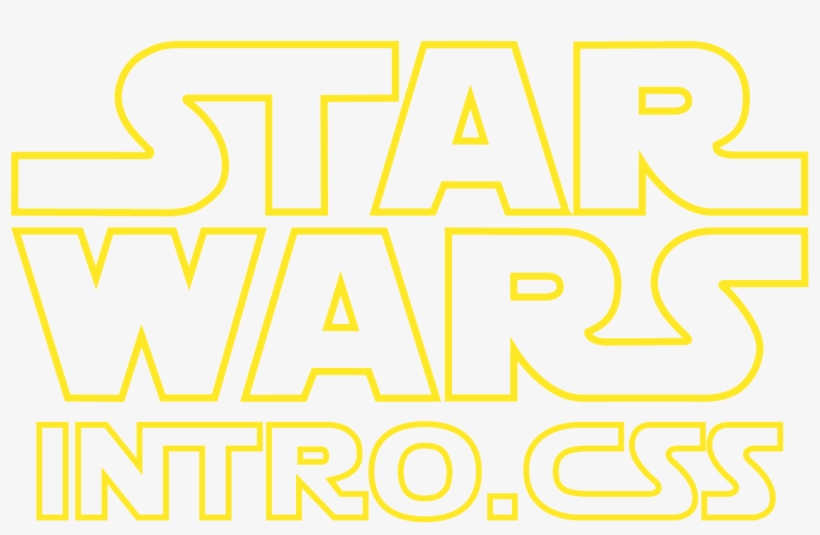 A Few Days Ago, During - Star Wars Font Css, transparent png #10850