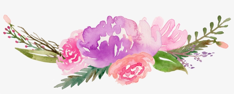 Royalty Free Flowers Watercolor Painting Clip Art Along - Watercolour Flower Clipart Free, transparent png #10852