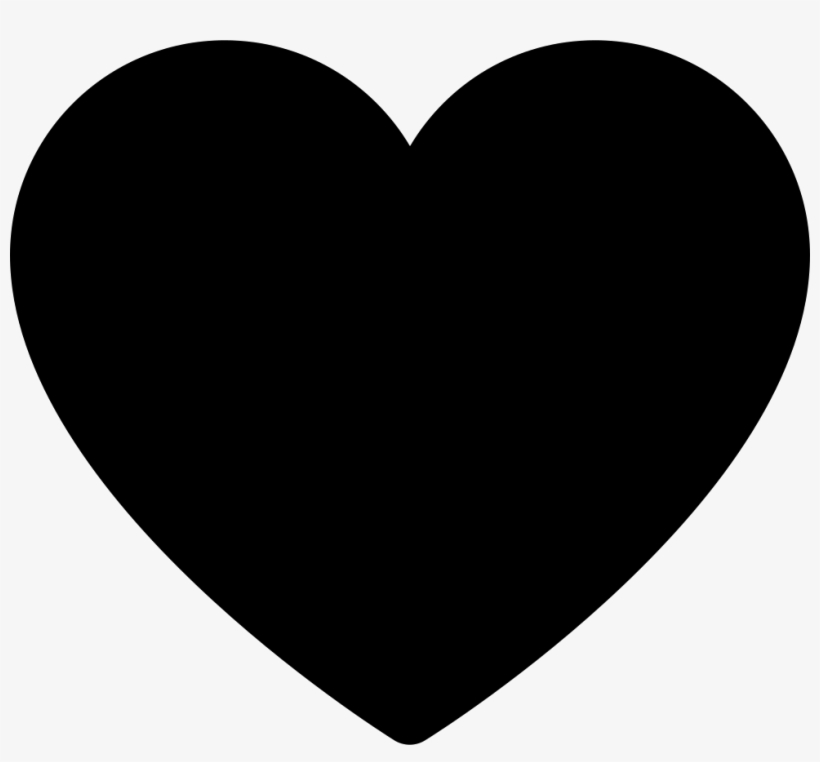 Solid Black Heart Clip Art At Clker Heart Black And White Png Free Transparent Png Download Pngkey