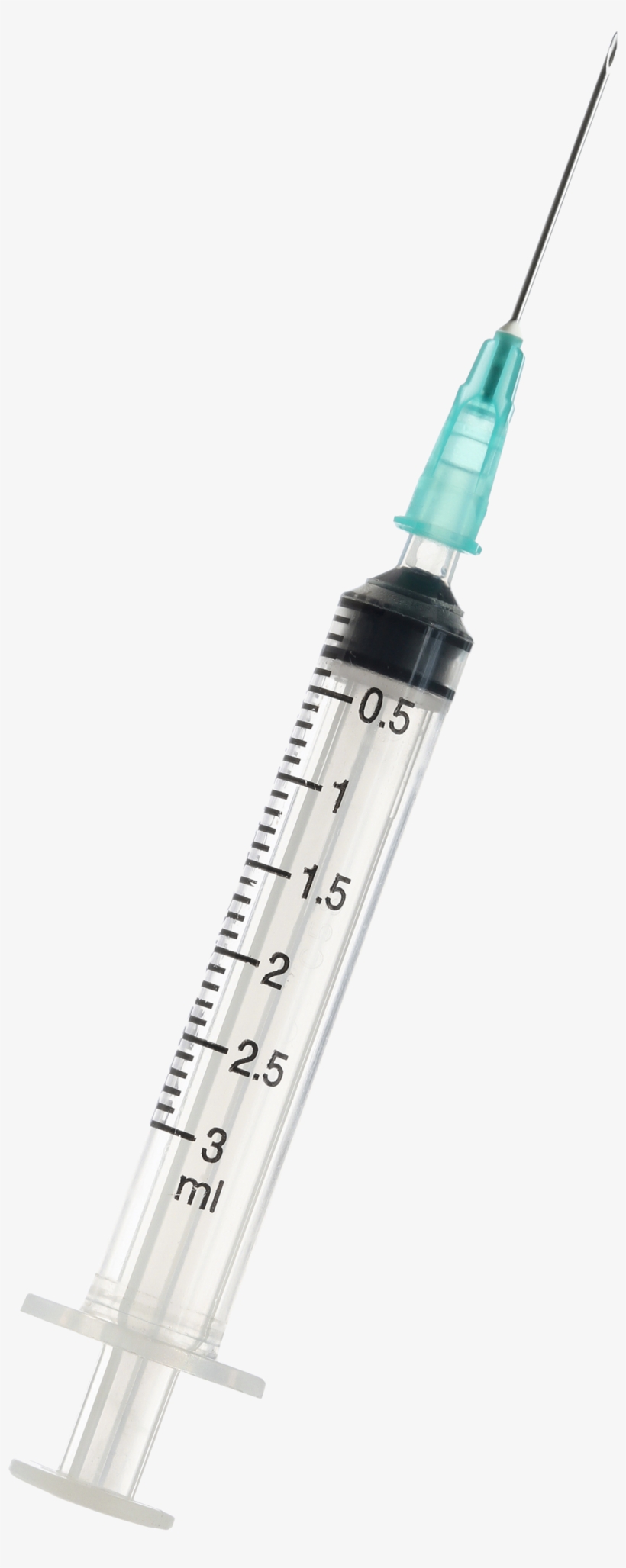 Needle Syringe Png Png Black And White - Syringe Plastic Transparent Background, transparent png #11100