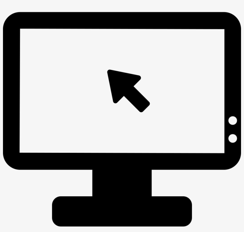 Computer Png Icon Black And White Library - Computer Symbol Png, transparent png #11103