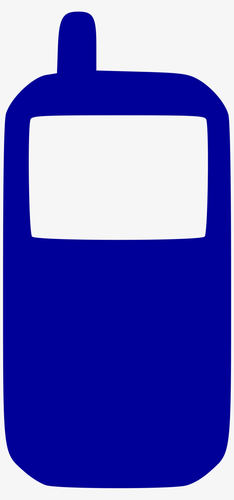 Open - Blue Cell Phone Icon, transparent png #11412