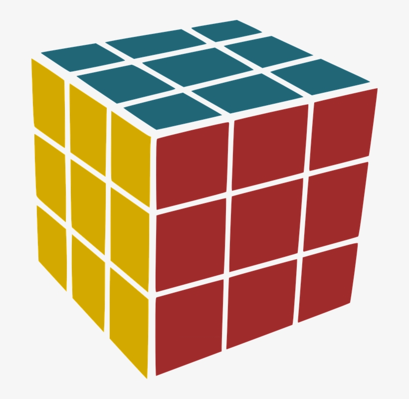 Rubik's Cube Png Image - Rubik's Cube Vector Png, transparent png #11414