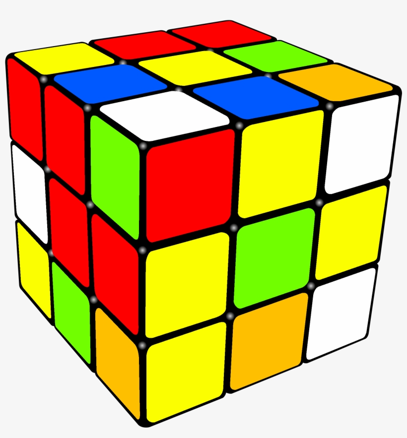 Rubik's Cube Png Image - Cubo Rubik Para Colorear, transparent png #11648