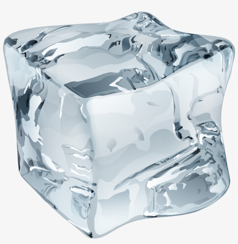 Large Ice Cube Png Clip Art - Ice Cube Ice Png, transparent png #11739