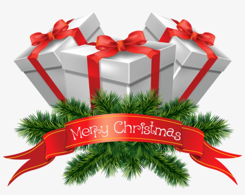 Picture Freeuse Stock Merry Clip Art Gifts Transparent - 5'x7'area Rug, transparent png #11868