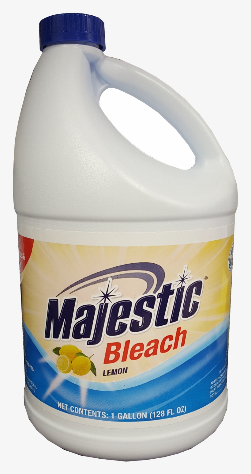 Majestic Bleach Lem 128oz Copy - Champion Ma110002 128oz Reg Scent Bleach Ea, transparent png #11930