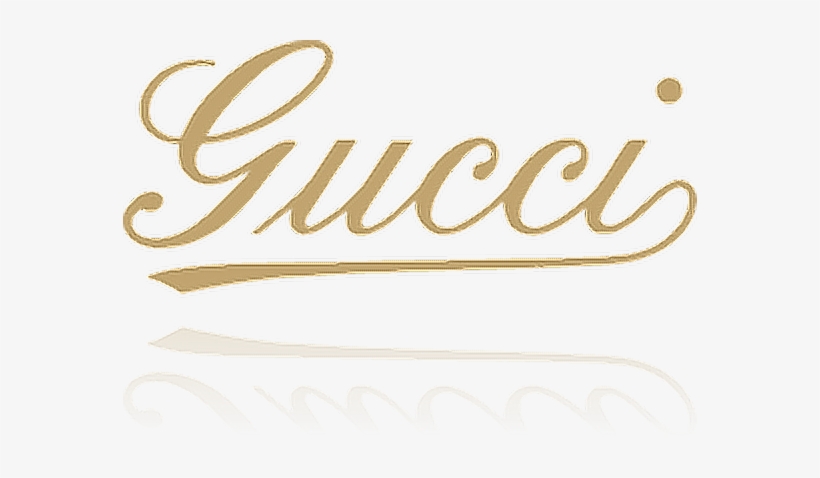Gucci Png Cursive Gold Logo Sticker - Gucci Logo, transparent png #11949