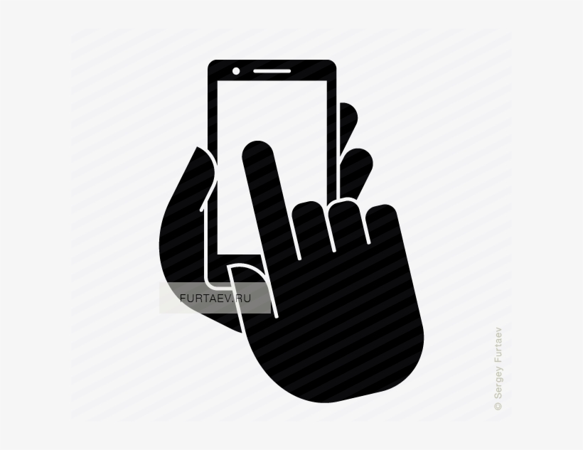 Image Free Mobile Phone Click Icon Of Smartphone In - Mobile Wireless Icon, transparent png #11954