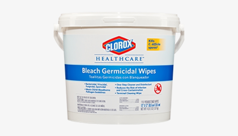 Clorox® Healthcare® Bleach Germicidal Wipes , 220pcs/ - Clorox Germicidal Wipes, transparent png #12032