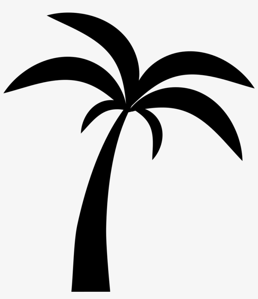 Clip Free Download Palms Vector Palmyra Tree - Palm Tree Icon Png, transparent png #12074