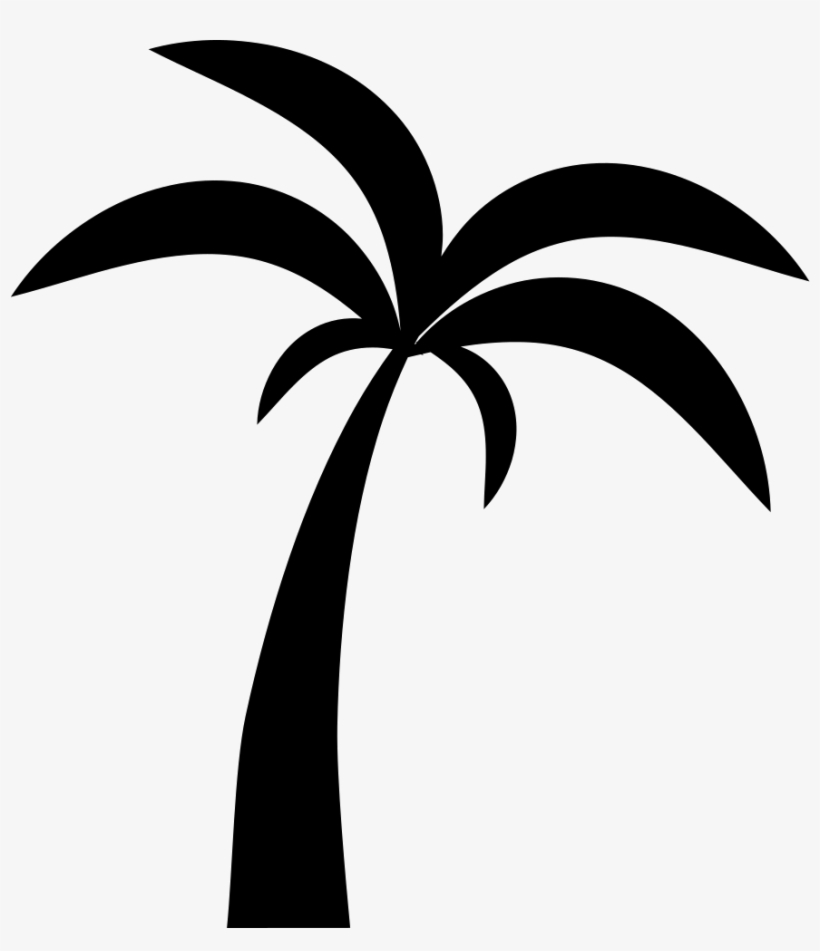 Clip Free Download Palms Vector Palmyra Tree - Palm Tree Icon Png, transparent png #12074