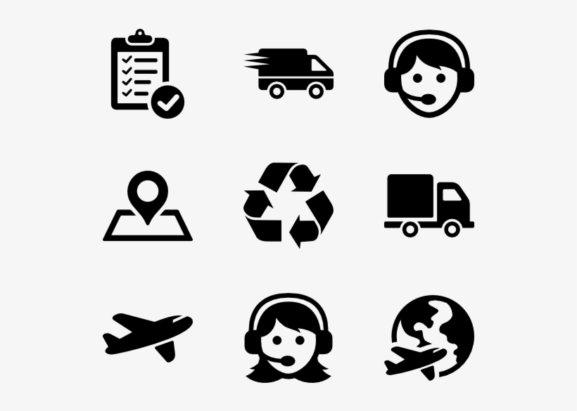 Logistics Delivery - Real Estate Icons Png, transparent png #12101