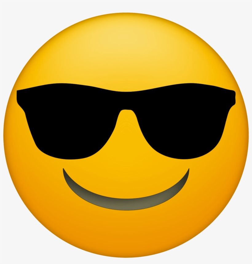 Emoji-sunglasses 2,083×2,083 Pixels Birthday Cake Girls, - אימוג י משקפי שמש, transparent png #12103