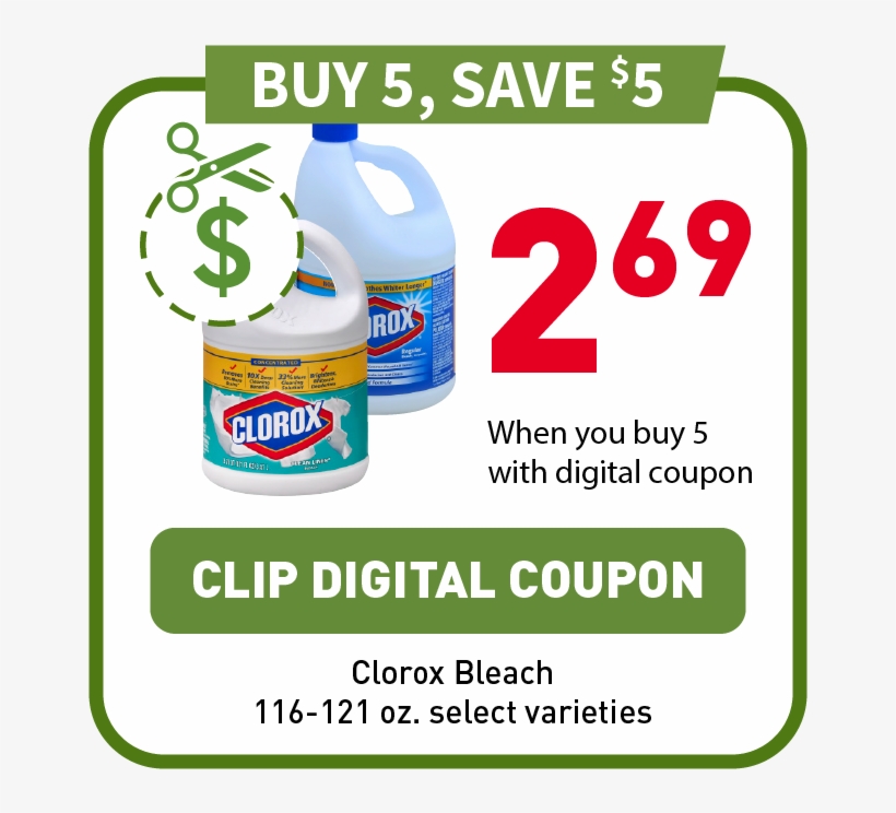 Picture Of Clorox Bleach - Free Ps3 Coupon, transparent png #12270