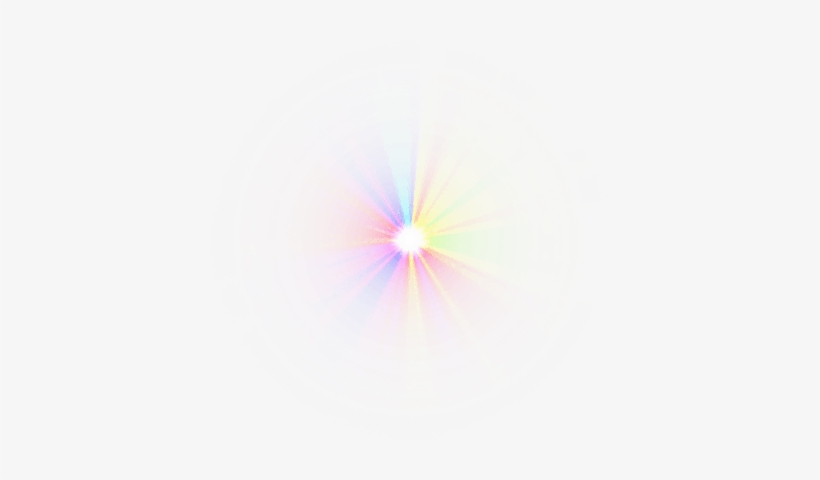 Small Rainbow Lens Flare Transparent Png - Light, transparent png #12353