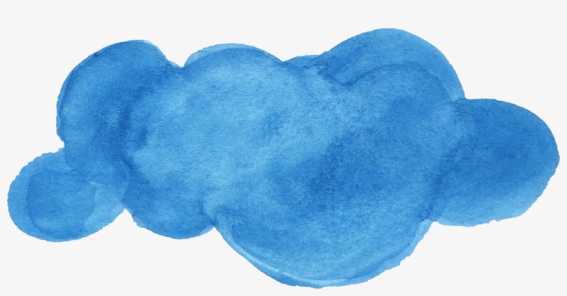 Png File Size - Cloud Watercolor Png, transparent png #12415