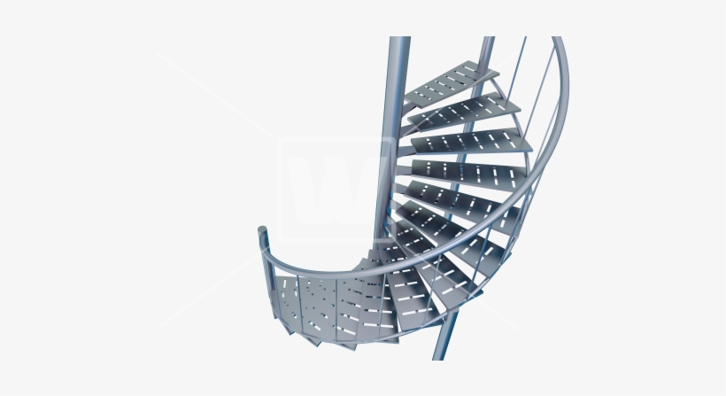 Modern Spiral Stairs - Spiral Staircase Transparent Background, transparent png #12458
