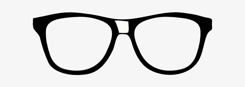 black glasses clipart