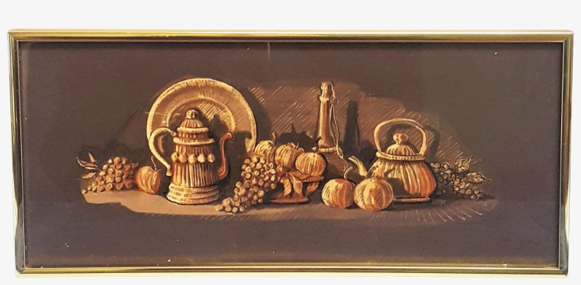 An Original Still Life Watercolor Signed By The Artist - Picture Frame, transparent png #12560