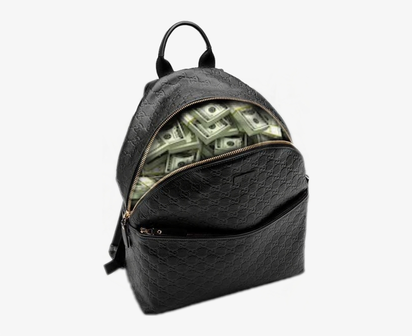 Gucci Guccibag Guccibackpack Bag Backpack Money Bands - Gucci Leather Backpack Men, transparent png #12642