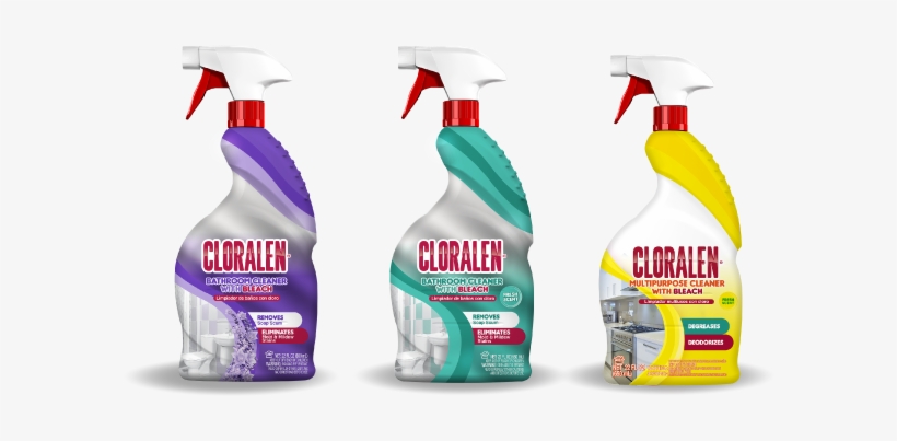 Cleaners With Bleach - Cloralen Multipurpose Cleaner, With Bleach, Fresh Scent, transparent png #12800