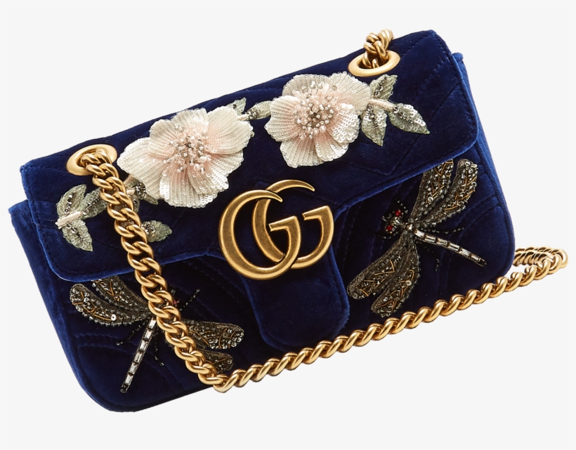 Gucci Gg Marmont Mini Quilted-velvet Cross-body Bag, transparent png #12822