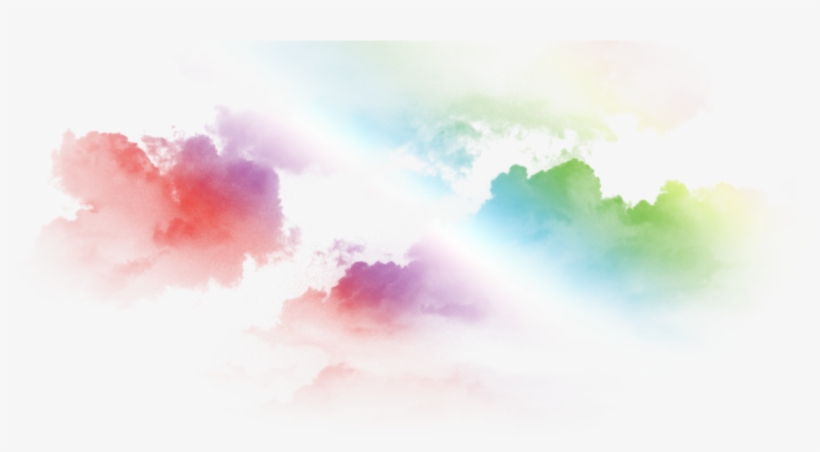 Color Cloud Png - Colored Cloud Png, transparent png #13284