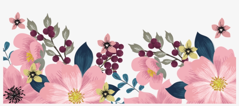 Free Watercolour Flower Background, transparent png #13524