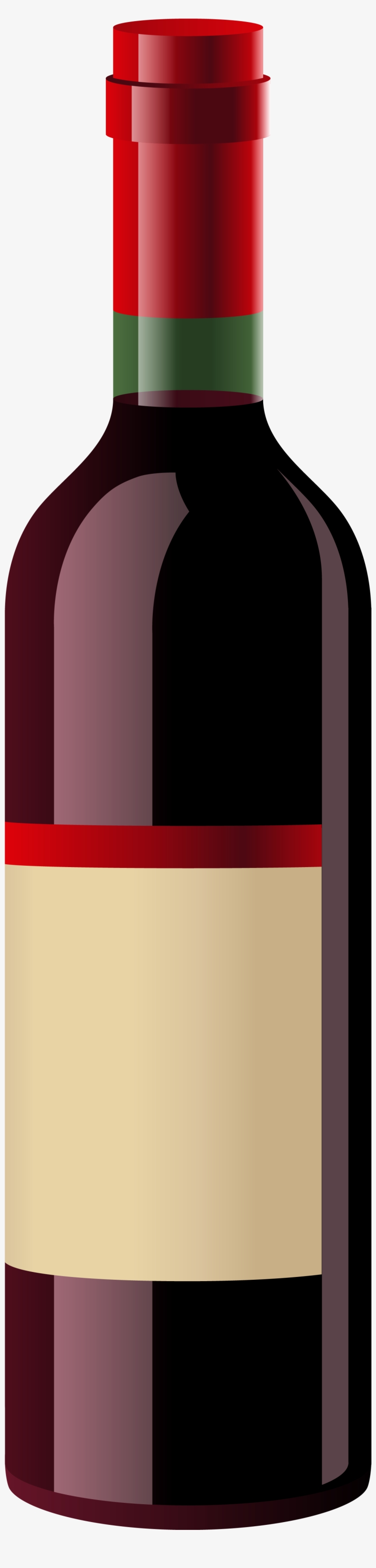 Red High Heel With Wine - Blank Wine Bottle Png, transparent png #13652