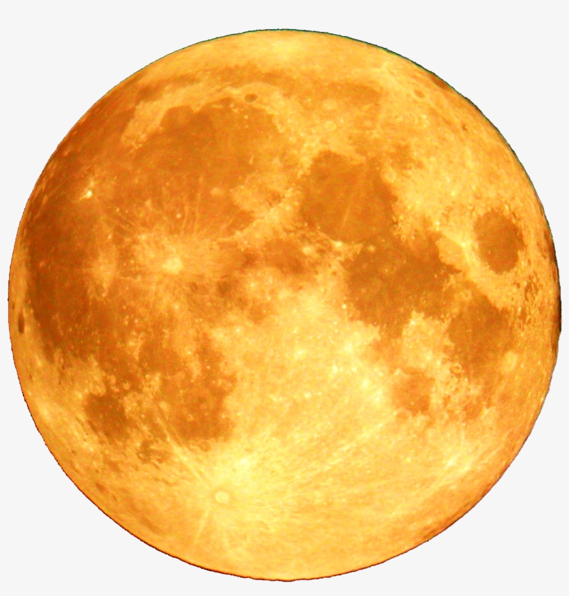 Yellow Moon Png Banner Free Library - Full Moon - Free Transparent PNG ...