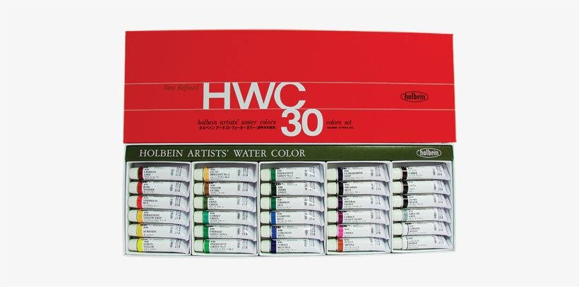 W407 - Holbein Watercolor 24 Set, transparent png #14193