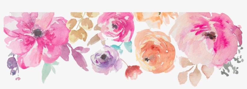 Clip Art Free Stock Flowers Png Image Peoplepng Com - Watercolor Flower Border Png, transparent png #14216