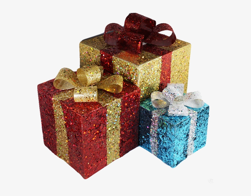 Christmas Present Png Sparkling Gifts Image Library - Christmas Presents Transparent Background, transparent png #14296