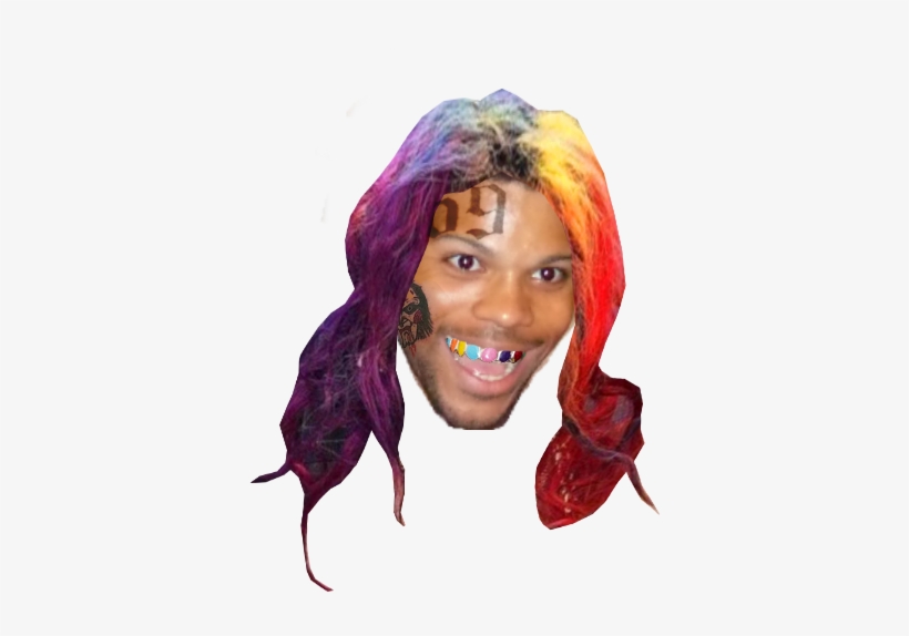 6ix9ine Hair Png Picture Transparent - Illustration, transparent png #14374