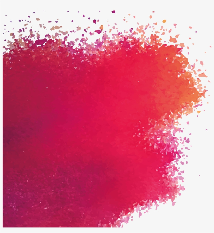 Watercolor Painting - Hot Pink Watercolour, transparent png #14399