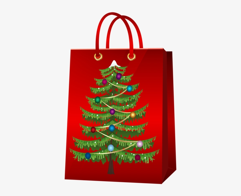 Christmas Clipart Bag Pencil And In Color Christmas - Clip Art, transparent png #14438