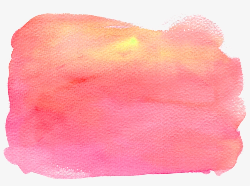 Light Pink Watercolor Png Clip Library - Watercolor Png Orange Pink, transparent png #14501