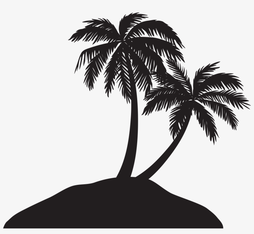 Jpg Royalty Free Library Island With Silhouette Clip, transparent png #14646