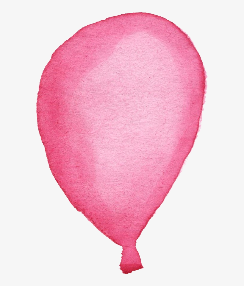 Watercolor Vol Onlygfx - Pink Watercolor Balloon Png, transparent png #14892