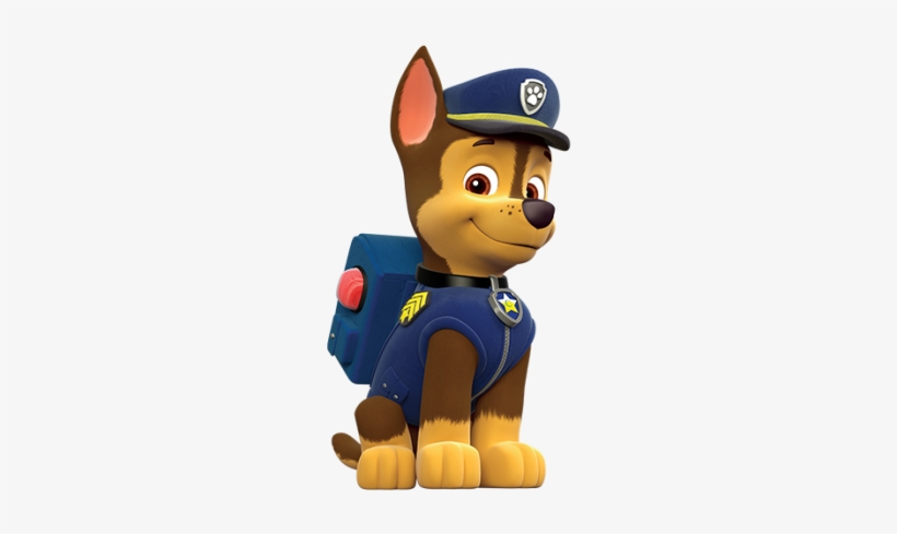 Paw Patrol Birthday - Paw Patrol Characters Chase, transparent png #15092