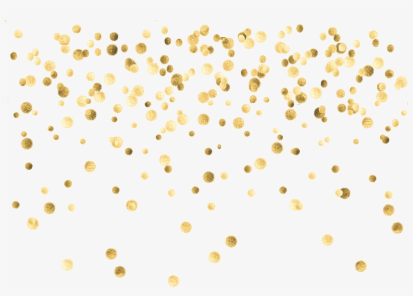Gold Sparkle Png Transparent - Gold Confetti Transparent Background, transparent png #15120